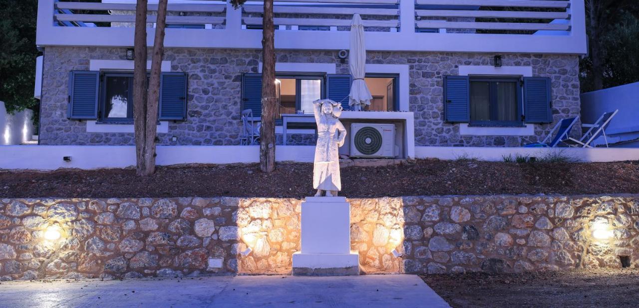 Marialenas House - Stone House At Myrties Beach Kalymnos Buitenkant foto